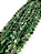Quartzo Verde - Quadrado Facetado - Furo Transversal - 10mm - Imagem 1