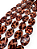Madrepérola Tingida (Onça) - Oval 35x25mm - Imagem 1