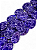 Madrepérola Estampada Azul Gota Chapa - Imagem 1