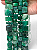 Ágata Verde Rondel Irregular - Imagem 2