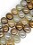 Pérola Shell Batata Mix Dourado e Branco - Imagem 1