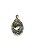 Pingente Medalha Flor Esmaltada - Imagem 1
