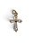 Pingente Crucifixo Zircônia - Imagem 1