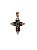 Pingente Crucifixo Abalone - Imagem 1