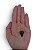 Pingente Pedra Natural Pêndulo 23x15mm - Imagem 2