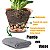 Kit 3 Manta Bidim Vasos Planta 3x1 Drenagem Pedra Jardim 9m² - Imagem 2