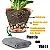 Manta Bidim Geotêxtil Drenagem Solo Vasos Jardim 6m² 6x1 Mts - Imagem 3