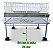 Kit 3 Viveiro Gaiola Codorna Base Bateria Até 60 Aves Chapa - Imagem 4
