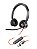 Headset Poly Plantronics Blackwire C3320 Usb-c Usb-a Preto - Imagem 1