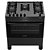 Fogão 5 Bocas de Piso Atlas Monaco Top Glass, Acendimento Automático, Preto - Imagem 2
