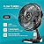 Ventilador Mesa e Parede 180W 8 Pás 50cm WAP FLOW TURBO - Imagem 4