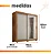 Guarda-roupa Casal 2 Portas 4 Gavetas Titanium com Espelho várias cores - Imagem 5
