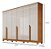 Guarda Roupa Casal 6 Portas Em Mdf Bianca Bianchi - Imagem 5