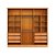 Guarda Roupa Casal 6 Portas Em Mdf Bianca Bianchi - Imagem 4