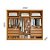 Guarda Roupa Casal 6 Portas em MDF Alvorada Bianchi - Imagem 6