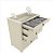 Cômoda Innova 5 Gavetas 100% Mdf com Vidro Off White - Gelius - Imagem 4