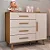 Cômoda Infantil Retrô 4 Gavetas com Porta Fraldário Pés Palito Ludmila MDF Branca - Imagem 2