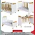 Berço Americano 4 em 1 Pingo Mini Cama MDF Bebê E Cia - BEBE E CIA - Imagem 4