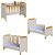 Berço Americano 4 em 1 Pingo Mini Cama MDF Bebê E Cia - BEBE E CIA - Imagem 5
