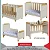 Berço Americano 4 em 1 Pingo Mini Cama MDF Bebê E Cia - BEBE E CIA - Imagem 3
