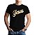 Camiseta Religiosa Cristã Jesus - Manga Curta 100% Algodão - Imagem 3