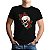 Camiseta Camisa Caveira Skull Rosas - Imagem 3