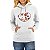 Moletom Feminino Cachorro e Gato Coração Love Blusa de Frio - Imagem 3