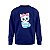 Moletom Feminino Gola Redonda Careca Gatinho - Imagem 3