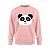 Moletom Feminino Gola Redonda Careca Panda - Imagem 3