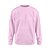 Moletom Feminino Liso Gola Redonda Careca Blusa de Frio - Imagem 1