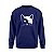 Moletom Feminino Gola Redonda Careca  Gato Cat Animais Love Blusa de Frio - Imagem 1