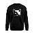 Moletom Feminino Gola Redonda Careca  Gato Cat Animais Love Blusa de Frio - Imagem 4
