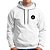 Moletom Canguru Blusa De Frio Capuz Macio Renzo RZ CD Branco - Imagem 1