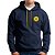 Moletom Canguru Blusa De Frio Capuz Macio Renzo RZ Amarelo CD - Imagem 2