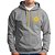 Moletom Canguru Blusa De Frio Capuz Macio Renzo RZ Amarelo CD - Imagem 4