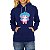 Moletom Canguru Girl Pink And Blue Blusa de Frio - Imagem 3
