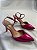 Scarpin Shirley Salto Fino Strass Rosa - Imagem 5