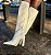 Bota Cano Longo Croco Natiele Off White - Imagem 2