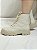 Bota Coturno Tratorado Rebeca Off White - Imagem 3