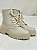 Bota Coturno Tratorado Rebeca Off White - Imagem 6