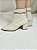 Bota Salto Bloco Nobuck Off White Cecilia - Imagem 2