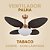 VENTILADOR PALHA NATURAL TABACO COM COBRE - Imagem 1