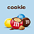 Chocolate Confeito M&M's sabor Cookie - 120g - Imagem 2