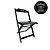 Cadeira Madeira Baixa Fimap Trad Imbuia Preta Estampa Jack Deniel's - Imagem 1