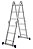 Escada alúminio multifuncional 4 X 3 12 degraus Mor - Imagem 8