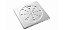 Grelha Quadrada  Blukit Inox Abre/Fecha 10Cm 291813-61 - Imagem 1