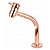 Torneira Esteves Lavatorio de Mesa Bica Baixa Fit Rose 1197 Vtm297Rwb - Imagem 1