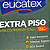 Tinta Acrílica Piso Eucatex Fosco 18L - Cinza Escuro - Imagem 2