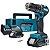 Parafusadeira de Impacto 1/2 Pol. 18V C/ 2 Baterias 2A C/ Carregador Rápido e Maleta - MAKITA-DHP487RAJ - Imagem 1