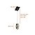 Lustre de Cristal Aneis Led 7W 4000K Redondo 16cm Llumm Bronzearte P/ 1 Lampada - Imagem 3